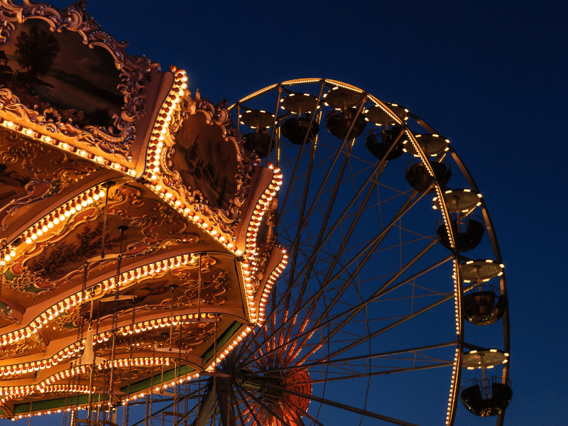 Ferris Wheel and Merry Go Round