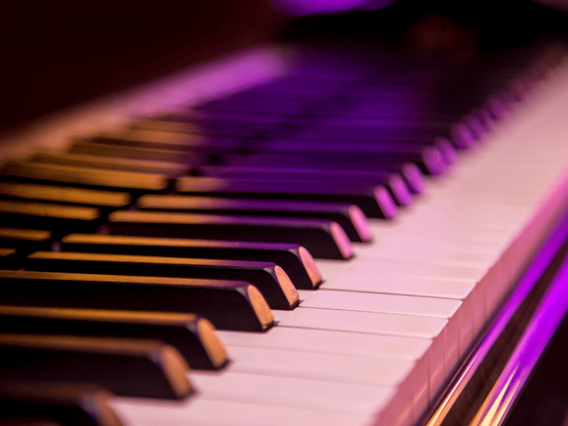 piano keys for cliburn junior performance