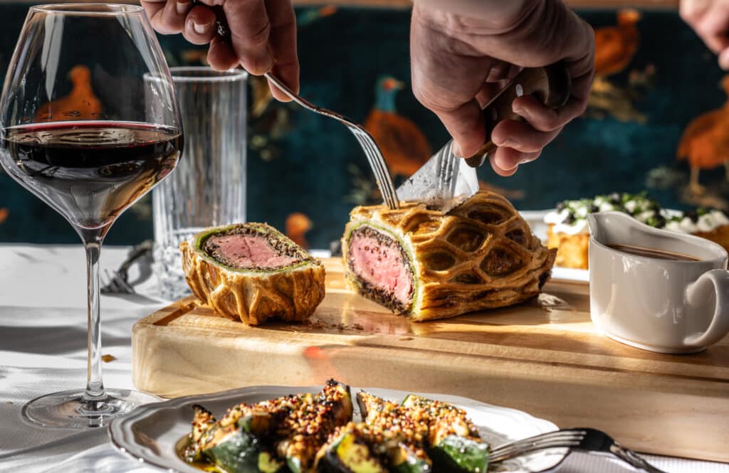 Metamorphosis - Beef Wellington from The Chumley House. 